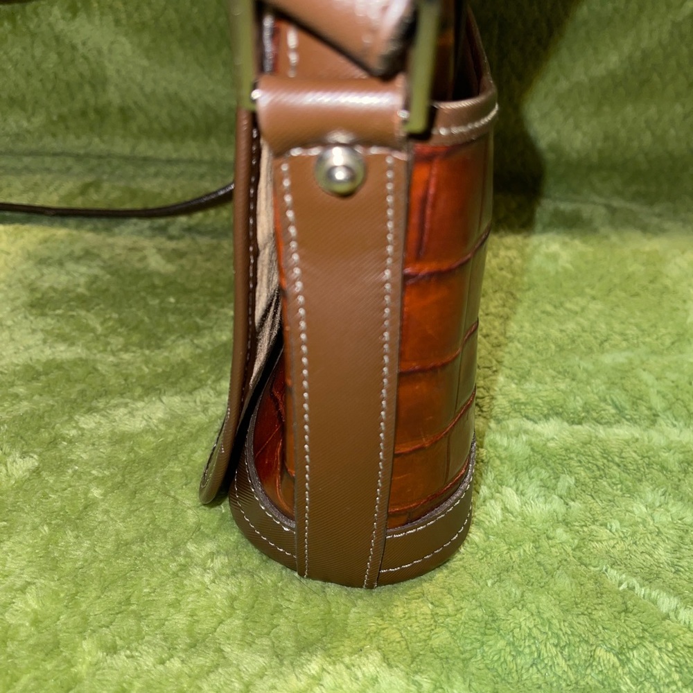 Dooney and Bourke Croc Print Bag - Picture 15 of 16